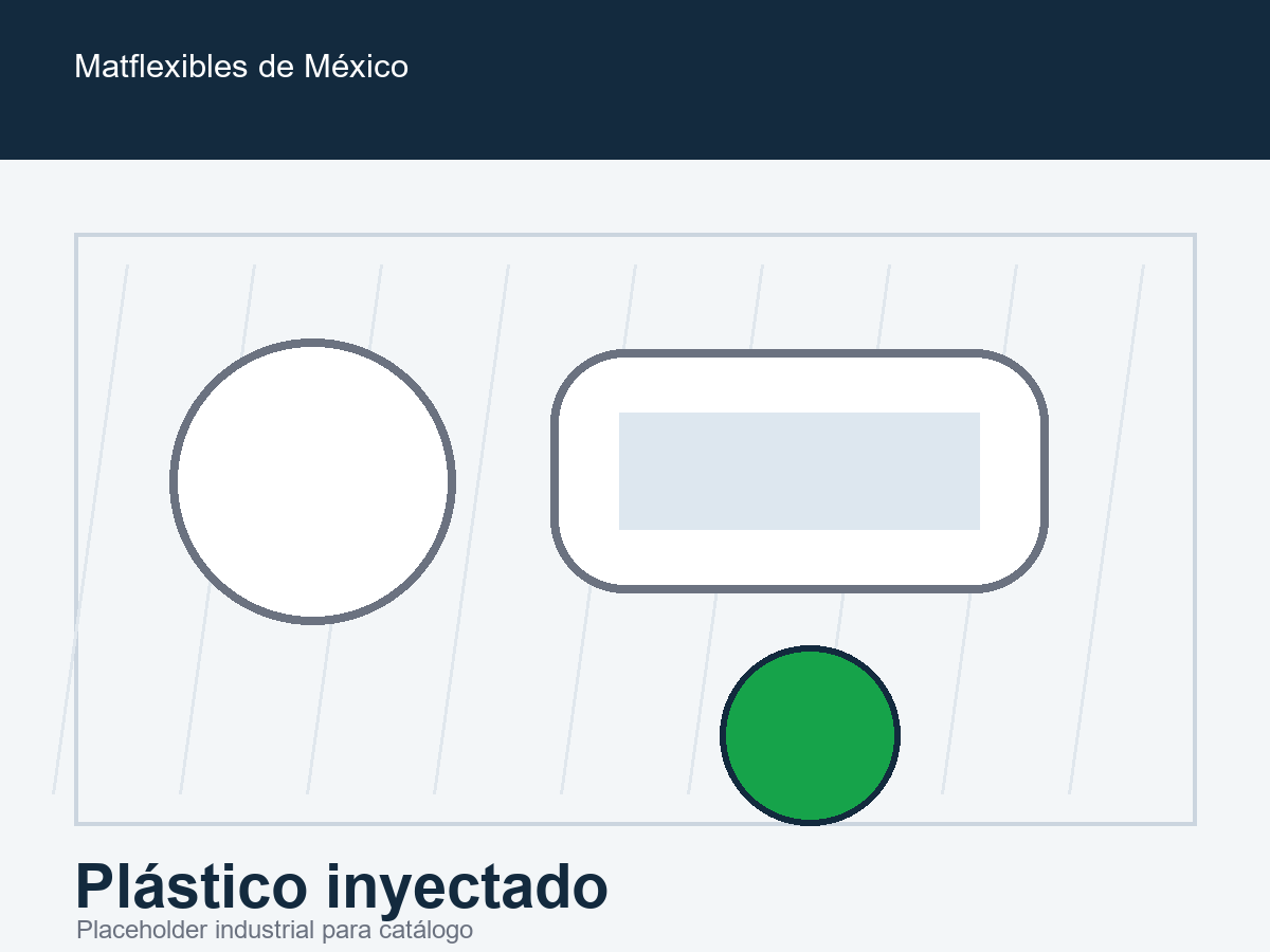 Piezas de plástico inyectado