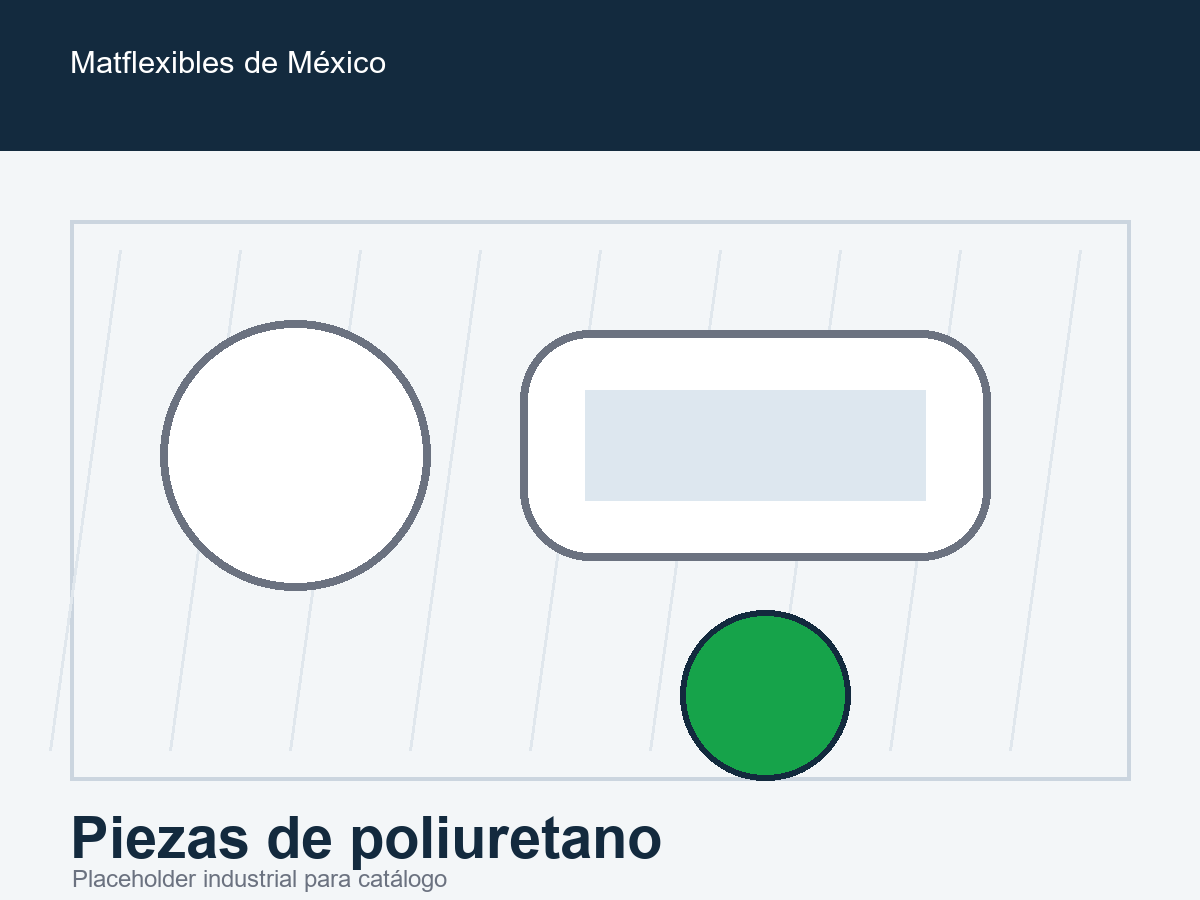 Piezas de poliuretano y elastómeros